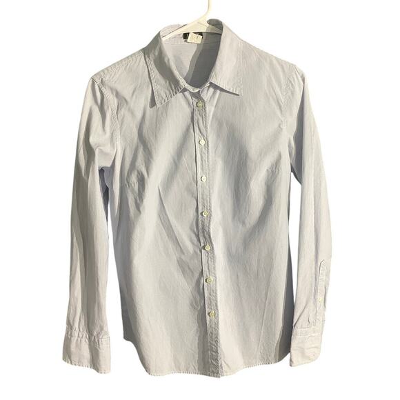 J.Crew Tops - J.Crew Button-Down Shirt Women’s Size M – Light Blue, Classic, Cotton